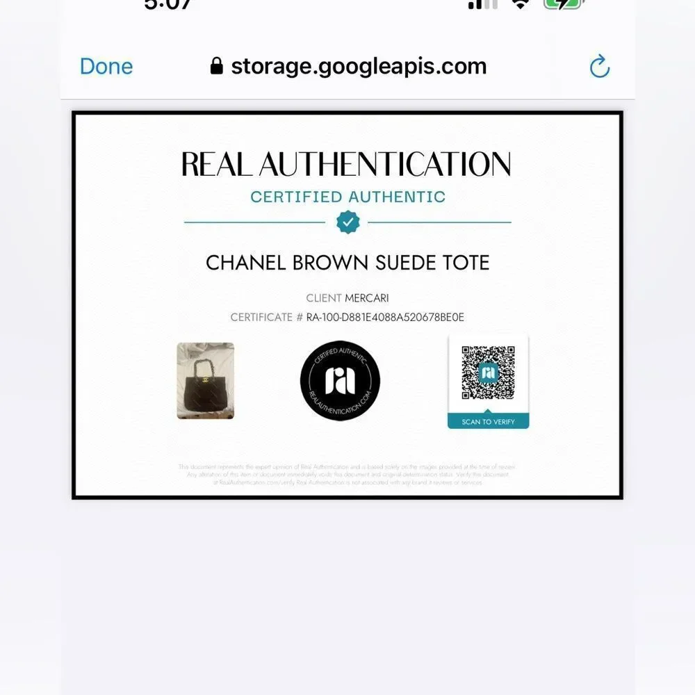 CHANEL Dark Brown Quilted Tote with Gold Chain